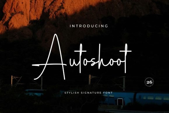 Autoshoot: A Script Typeface for Elegant Campaign Design