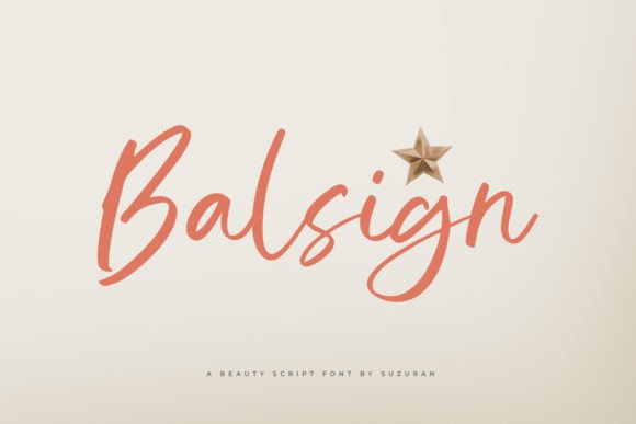Balsign Script Font: Elevate Your Handmade Brand Identity