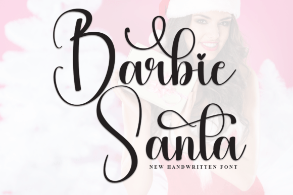 Barbie Santa Font: A Stylish Script for Handmade Crafts and Branding