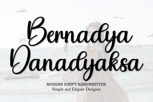 Bernadya Danadyaksa: A Relaxed Script for Modern Brand Identity
