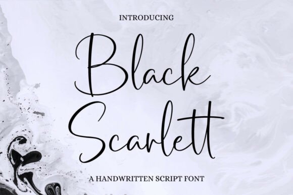 Black Scarlett Typeface Review: Elevating Brand Identity
