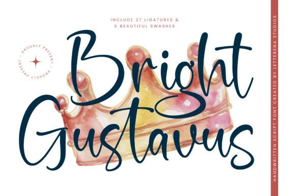 Bright Gustavus: Elevating Editorial Design with a Luxury Script Typeface