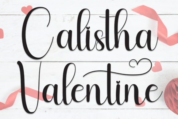 Calistha Valentine: A Modern Script Typeface for Editorial Design