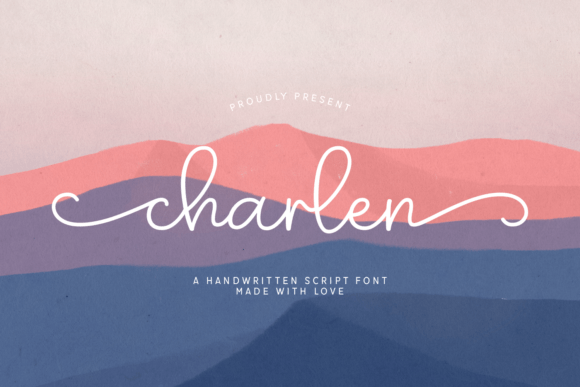 Charlen: A Handwritten Script Font for Modern Web Design
