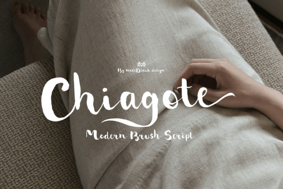 Chiagote: The Brush Script Font for Authentic Brand Identity