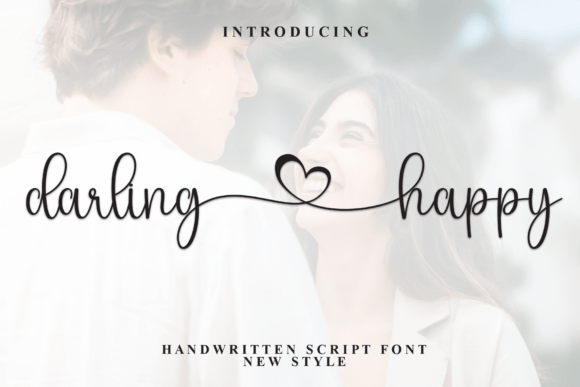 Darling Happy: The Script Font for Scroll-Stopping Social Media Graphics