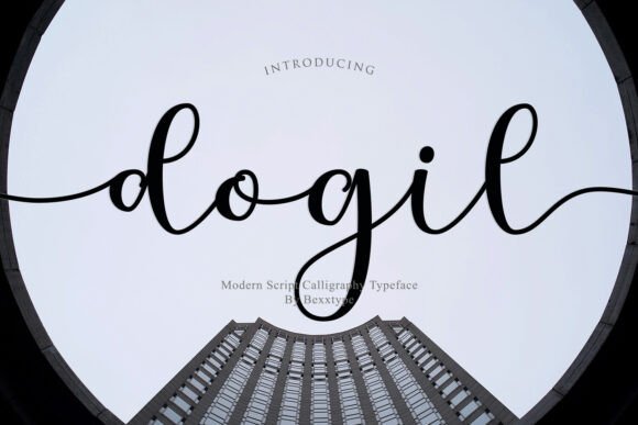 Dogil Script: Elevating Digital Brand Identity with Handwritten Elegance