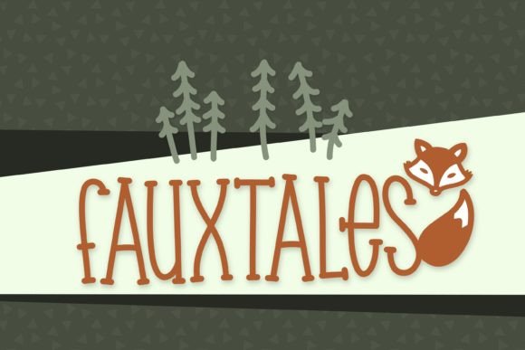 Fauxtales: A Whimsical Script Font for Storybook Editorial Design