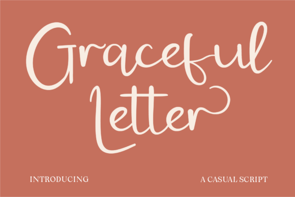 Graceful Letter: The Perfect Script Font for Handmade Branding