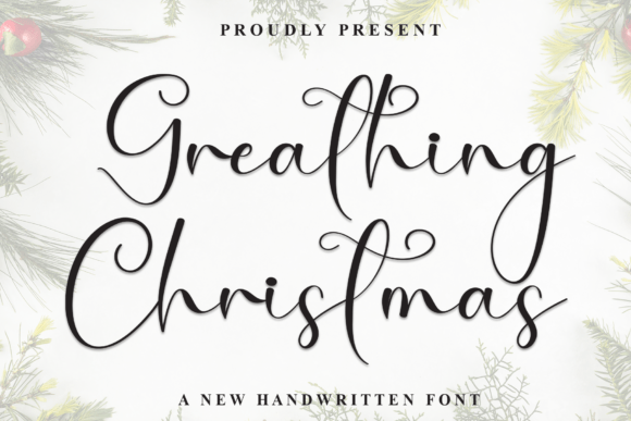 Greathing Christmas Font Review