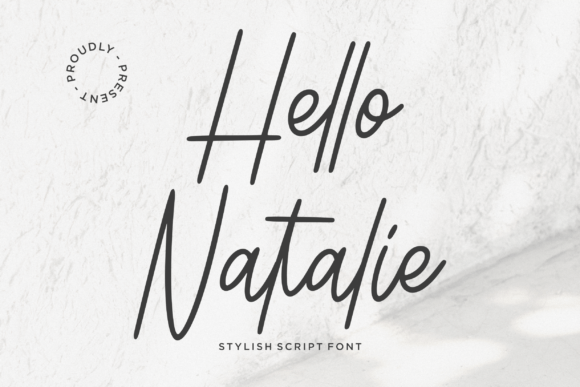 Hello Natalie: A Stylish Script Font for Modern Branding