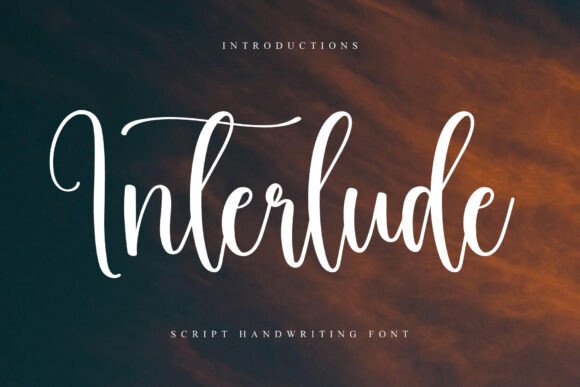Interlude: A Stylish Script Font for Elegant Web Design