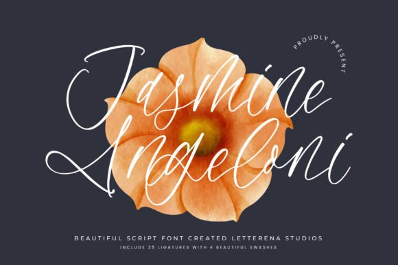Jasmine Angeloni: Elevating Digital Brand Identity with Luxury Script Typography