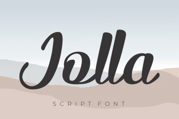 Jolla: A Script Typeface for Modern Editorial Design