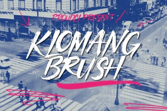 Klomang Brush: A Creative Font for Authentic Brand Identity