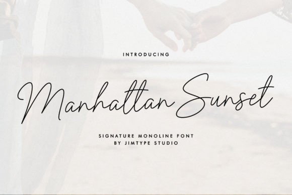 Manhattan Sunset Typeface Review for Digital Branding