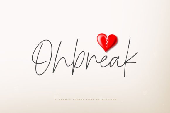 Ohbreak: A Fresh Script Font for Modern Brand Identity