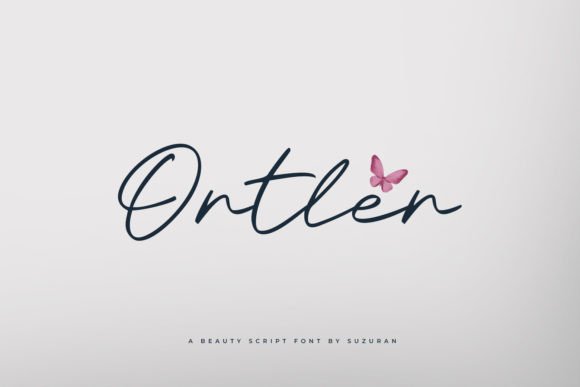 Ortler: A Modern Script Typeface for Digital Branding