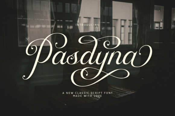 Pasdyna Typeface Review: Elegant Script for Luxury Branding