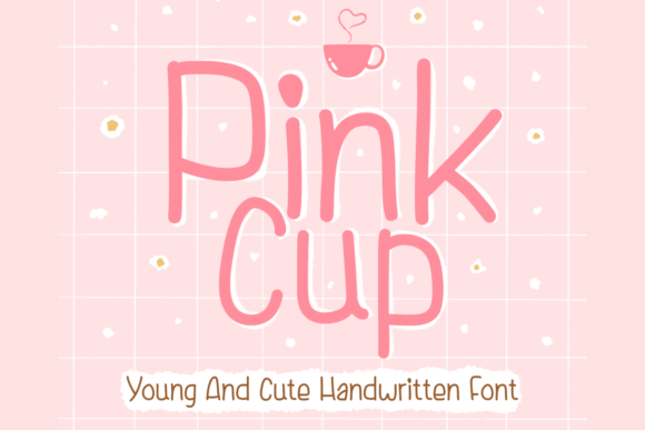 Pink Cup: A Handwritten Script Font for Authentic Brand Identity