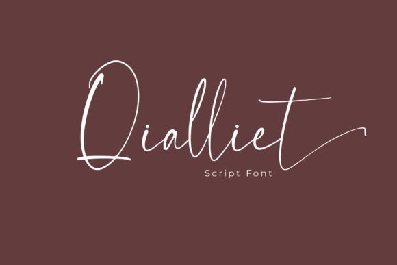 Qialliet: The Elegant Script Font for Handmade Branding
