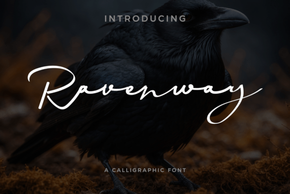 Ravenway: A Script Font for Editorial Elegance and Handwritten Charm