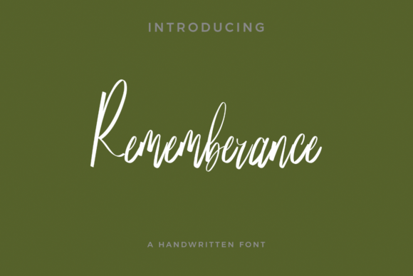 Rememberance: The Script Font That Elevates Brand Storytelling