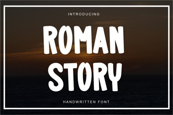 Roman Story: A Sophisticated Script Font for Handmade Brands