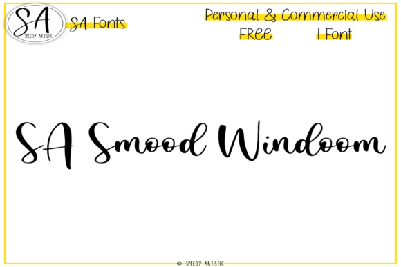 Sa Smood Windoom: A Handwritten Typeface for Editorial Storytelling