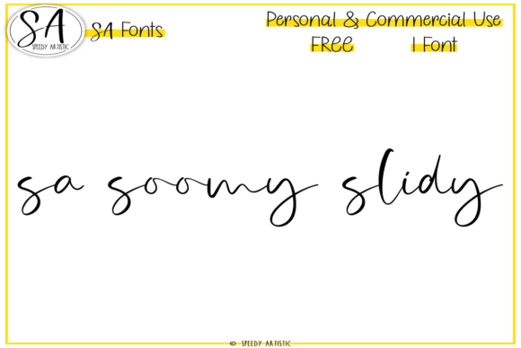 Sa Soomy Slidy: The Handwritten Typeface for Scroll-Stopping Social Media Graphics