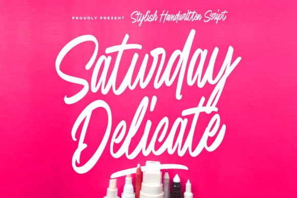 Saturday Delicate: The Script Typeface That Elevates Campaign Visuals