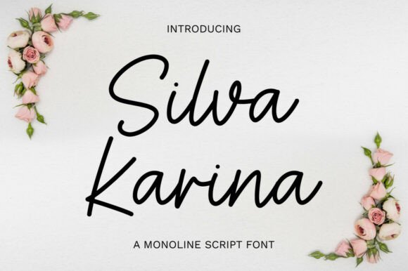 Silva Karina: The Graceful Script Font for Handmade Branding