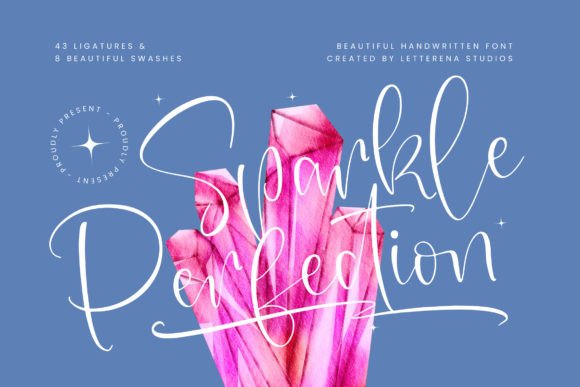 Sparkle Perfection: A Web Designer’s Take on Luxury Script Typography