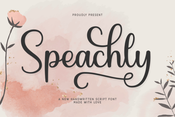 Speachly: The Handwritten Script Font for Authentic Campaign Visuals