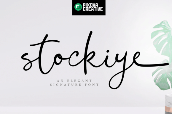 Stockiye: A Hand-Drawn Script Font for Authentic Brand Identity