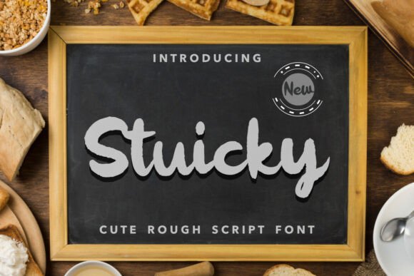 Stuicky: A Premium Rough Script Typeface for Modern Digital Brands