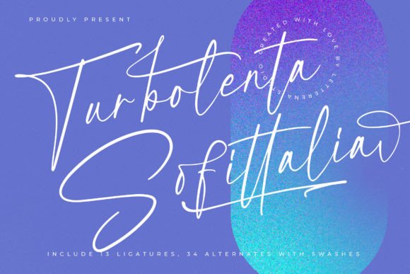 Turbolenta Sofittalia: The Elegant Script Font for Boutique Branding