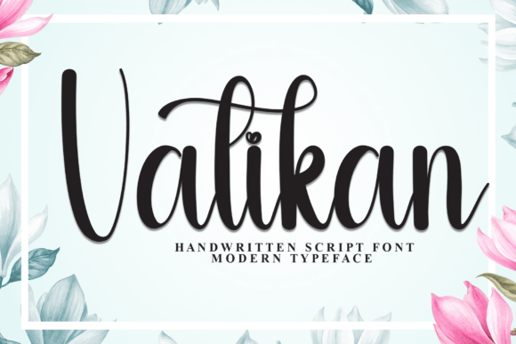 Vatikan: The Handwritten Script Font That Elevates Your Brand Identity