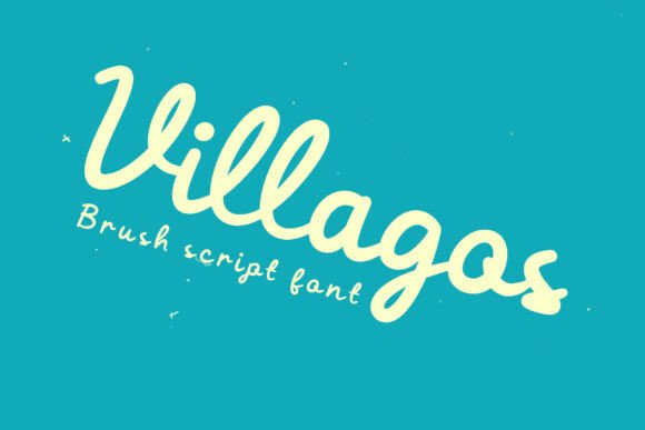Villagos: A Handwritten Brush Script for Modern Web Design